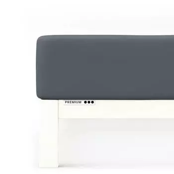 Простыня премиум класса Schlafgut, серый