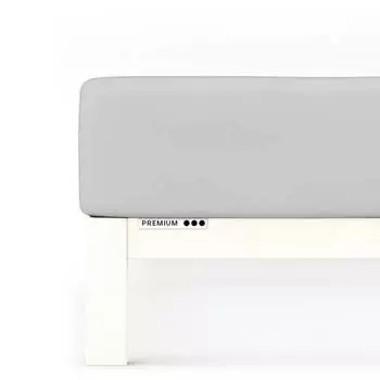 Простыня премиум класса Schlafgut, серый