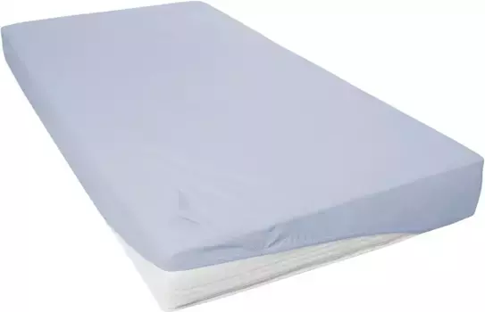 Простыня Primera "Флисовая простыня Тедди", подходит для стандартных матрасов 90-100х200 см, 1 шт., цвет blue sky