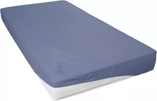 Простыня Primera "Флисовая простыня Тедди", подходит для стандартных матрасов 180-200х200 см, 1 шт., синий
