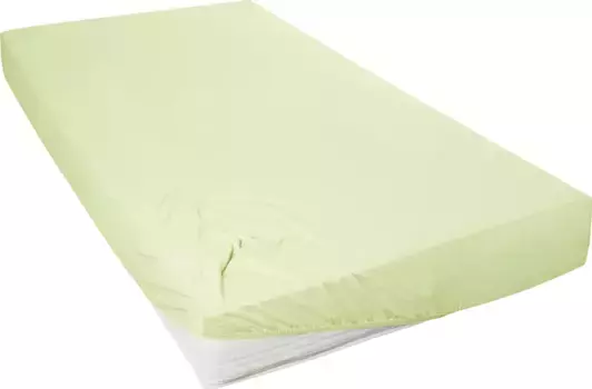 Простыня Primera "Мако-Фейнджерси" 120х200 см, 1 шт., светло-зеленый
