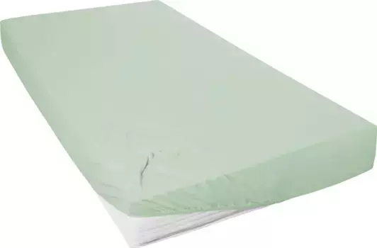 Простыня Primera "Mako-Jersey Organic", сертифицирована GOTS, изготовлена из экологически чистого хлопка 90-100х200 см, 1 шт., цвет eukalyptus