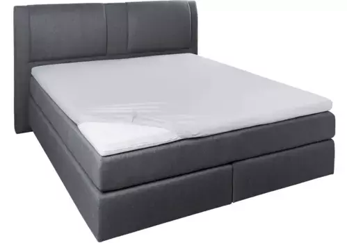 Простыня Primera " Простыня из тонкого джерси с эластаном для матрасов-топперов", подходит для матрасов-топперов и кроватей с пружинными матрасами 140-160х200-220 см, 1 шт., светло-серый