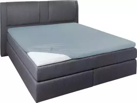 Простыня Primera " Простыня из тонкого джерси с эластаном для матрасов-топперов", подходит для матрасов-топперов и кроватей с пружинными матрасами 140-160х200-220 см, 1 шт., цвет aquamarin