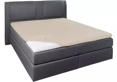 Простыня Primera " Простыня из тонкого джерси с эластаном для матрасов-топперов", подходит для матрасов-топперов и кроватей с пружинными матрасами 140-160х200-220 см, 1 шт., цвет dne