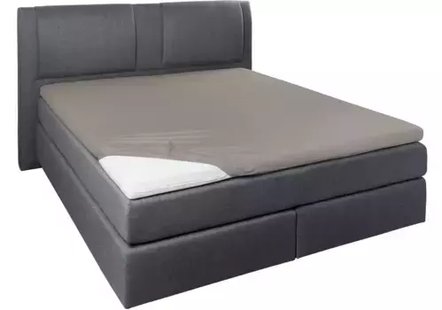 Простыня Primera " Простыня из тонкого джерси с эластаном для матрасов-топперов", подходит для матрасов-топперов и кроватей с пружинными матрасами 180-200х200-220 см, 1 шт., серо-коричневый