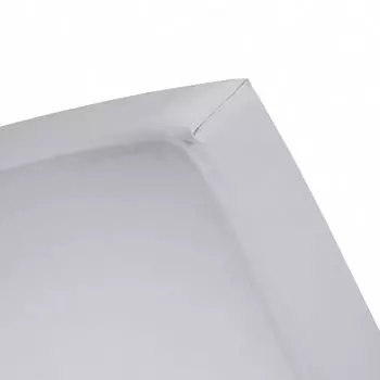 Простыня приталенного цвета Золушка (до 25см) - 80/90х200 см - светло-серая Cinderella