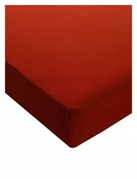 Простыня приталенного джерси Julie Julsen 230 гм2 красная, Julie 180 см x 200 см