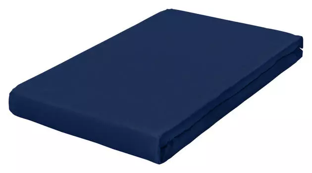 Простыня pure jersey Schlafgut, темно-синий