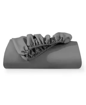 Простыня с двойным карманом и двойным карманом Bare Home, серый