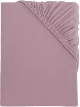 Простыня s.Oliver "TABEA, 100% хлопок, большой выбор цветов", простыня для матрасов высотой до 25 см, от размера. 90х200см 100х200 см, 1 шт., цвет altrosa