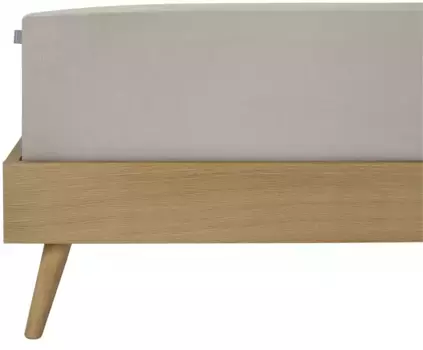 Простыня Schiesser "Finni" из согревающего хлопка, для матрасов высотой до 18 см, зеленого цвета 90х100 см, 1 шт., цвет Helltaupe