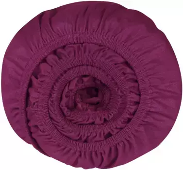 Простыня Schiesser "Flexi из 95 % хлопка и 5 % эластана премиум-качества", подходит для высоких матрасов и кроватей с пружинными матрасами, выполнена в зеленом цвете 100х200 см, 1 шт., цвет Beere