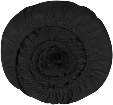 Простыня Schiesser "Flexi из 95 % хлопка и 5 % эластана премиум-качества", подходит для высоких матрасов и кроватей с пружинными матрасами, выполнена в зеленом цвете 180х200 см, 1 шт., черный