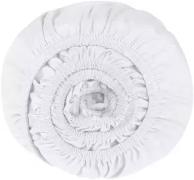 Простыня Schiesser "Flexi из 95 % хлопка и 5 % эластана премиум-качества", подходит для высоких матрасов и кроватей с пружинными матрасами, выполнена в зеленом цвете 150х200 см, 1 шт., белый