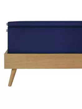 Простыня Schiesser Topper Flexi 95/5, синий