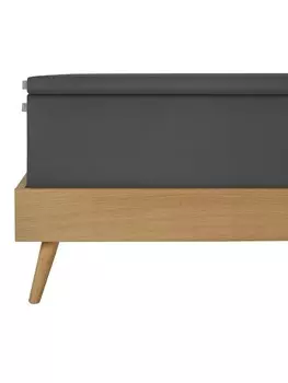 Простыня Schiesser Topper Flexi 95/5, темно-серый