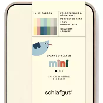 Простыня Schlafgut «Casual Mini», для детей, СДЕЛАНО В ЗЕЛЕНОМ цвете от OEKO-TEX, цвет Yellow Light