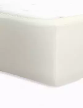 Простыня Schlafgut из джерси с эластаном Box Spring 140x200 - 160x220 см шерсть белая