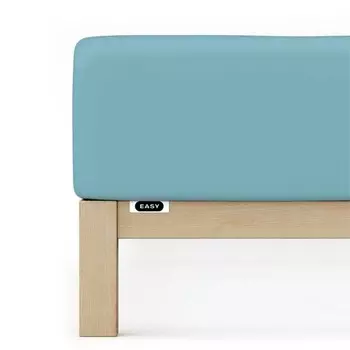 Простыня schlafgut Jersey Elasthan, 120x40x220 см цвет petrol mid