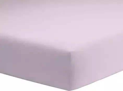 Простыня Schlafgut "Мако трикотаж из 100% хлопка, простыня", для матрасов высотой до 18 см, размером 90х200, 140х200 или 180х200 см 140-160х200 см, 1 шт., цвет zartrosa