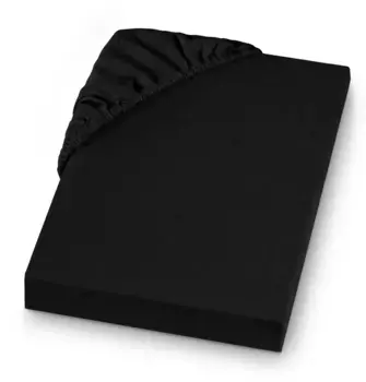 Простыня SETEX на подгонке " Мелкий лен по размеру. 70х140, 90х200, 140х200 или 180х200 см", для матрасов высотой до 23 см, зимних, простыней 100х200 см, 1 шт., черный