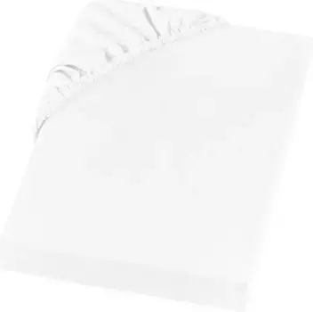 Простыня SETEX "Тонкая фланель REFIBRA", на 60 % состоящая из переработанных волокон 100х200 см, 1 шт., белый