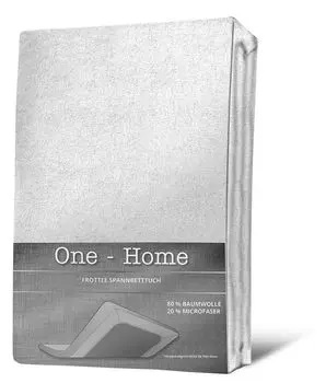 Простыня TERRY 90x200 см - 100x200 см простыня белая One-Home, белый