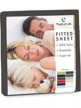 Простыня Third of Life, антрацит