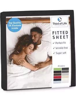 Простыня Third of Life, черный