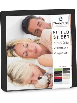 Простыня Third of Life, черный