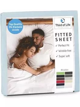 Простыня Third of Life, цвет himmelblau