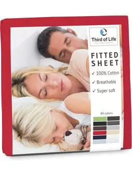 Простыня Third of Life, красный