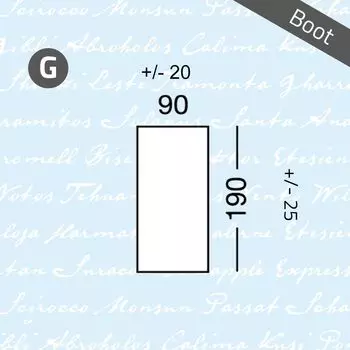 Простыня типа G для лодки белая, стандартная кровать Marine Business