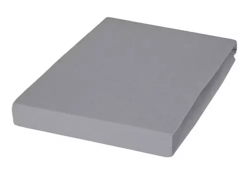 Простыня TOPPER Jersey Janine, темно-серый