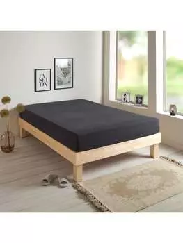 Простыня Traumschlaf, антрацит