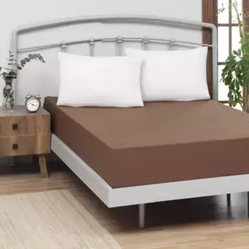 Простыня Traumschlaf, коричневый