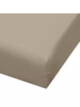 Простыня Traumschlaf, серо-коричневый