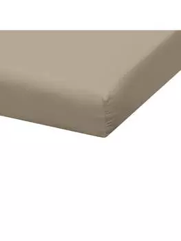 Простыня Traumschlaf, серо-коричневый