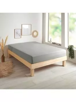 Простыня Traumschlaf, серый