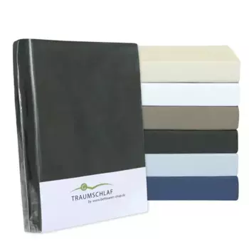 Простыня Traumschlaf, серый