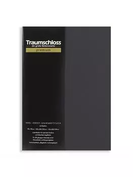 Простыня Traumschloss, антрацит