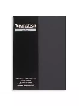 Простыня Traumschloss, антрацит