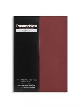 Простыня Traumschloss, бордо