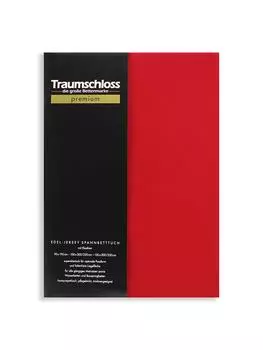 Простыня Traumschloss, цвет rubin