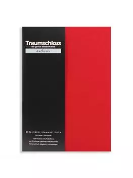 Простыня Traumschloss, цвет rubin