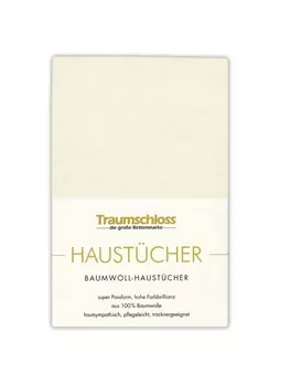 Простыня Traumschloss, кремовый