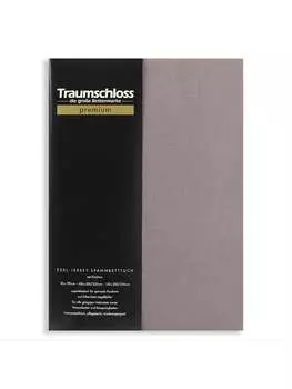 Простыня Traumschloss, серый