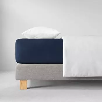 Простыня трикотажная Estella стрейч приталенного цвета сапфир размер 150х200 см