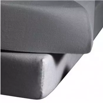 Простыня трикотажная Fleuresse Mako Jenny C цвет серый камень 9039 размер: 150x200 см